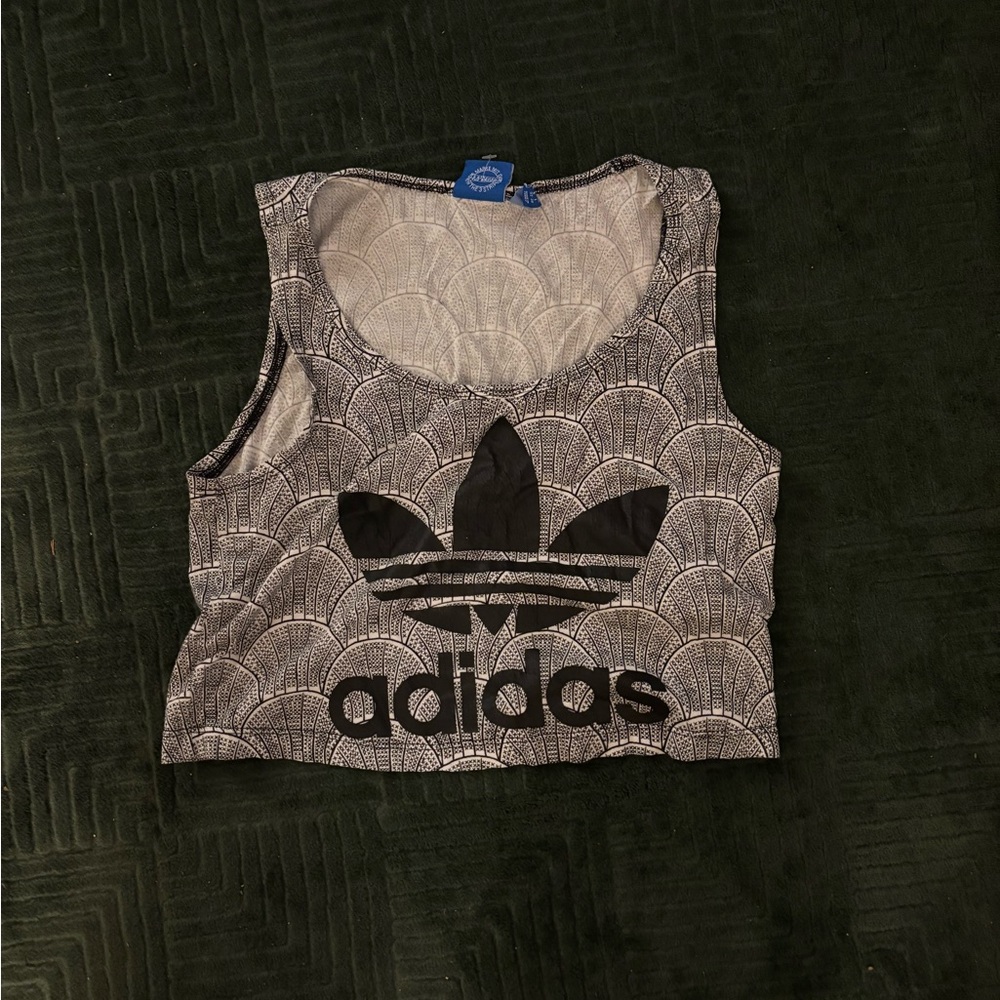 Cropped adidas tank